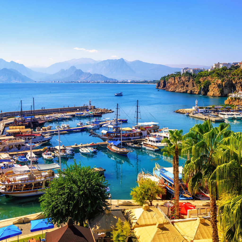 Oude haven Antalya Turkije