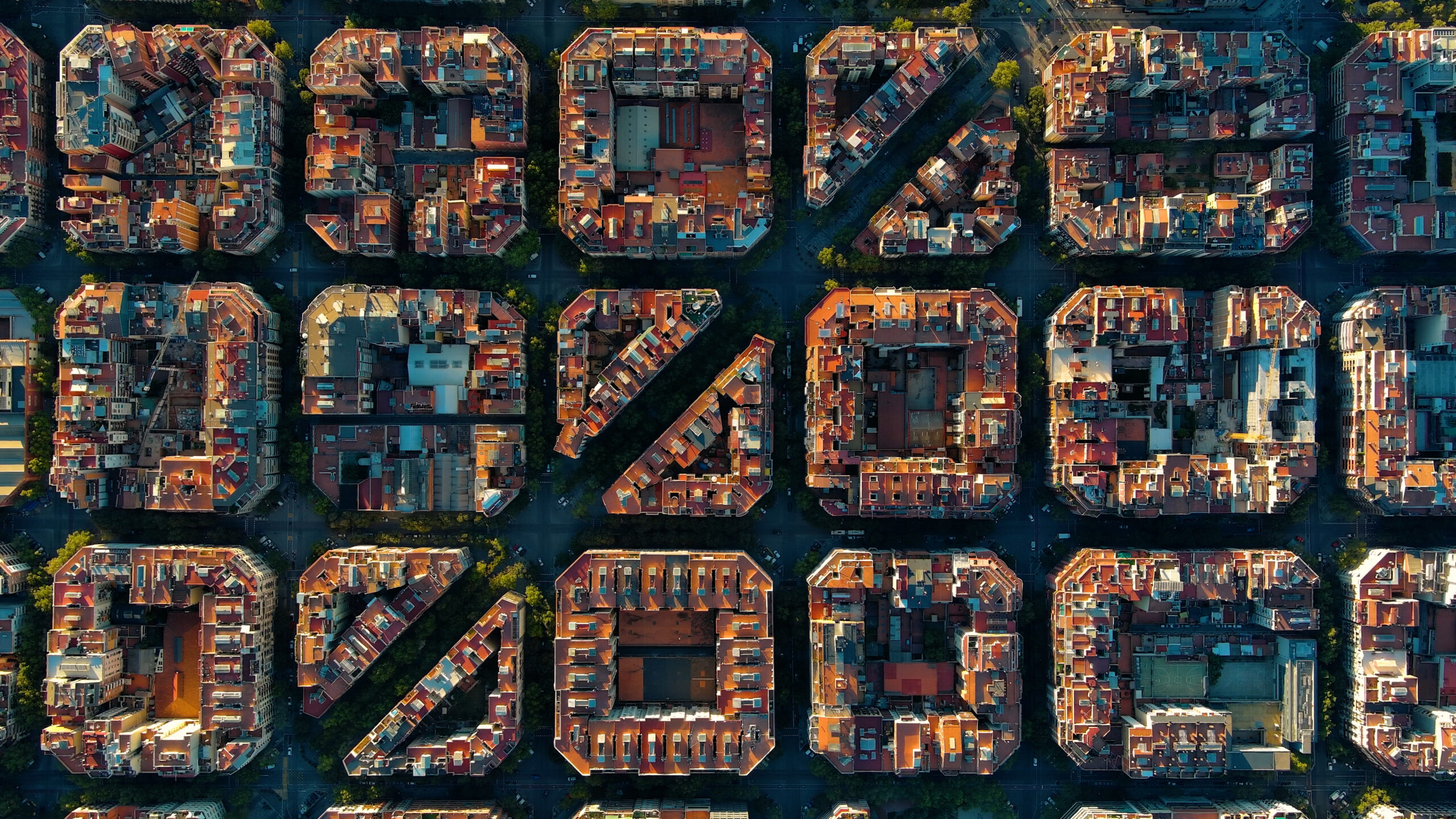 lucht foto van Barcelona