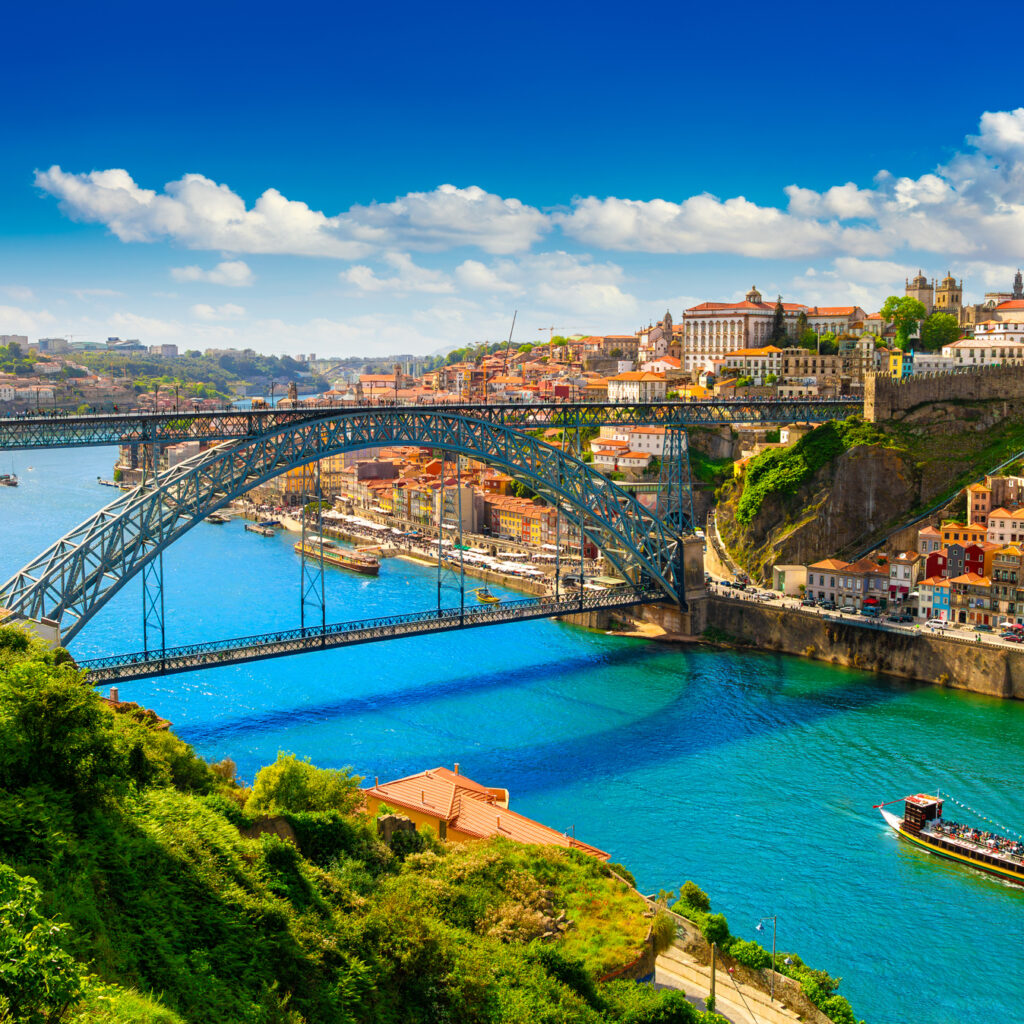 Lissabon stad uitzicht op rivier
