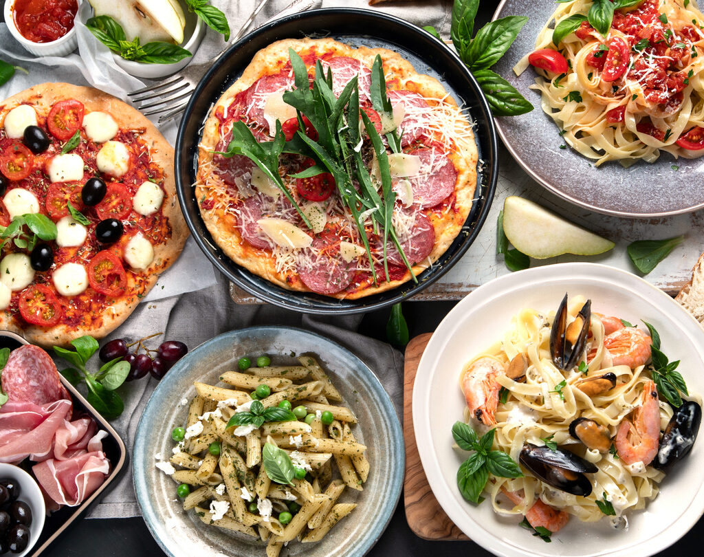 foto van italiaans eten